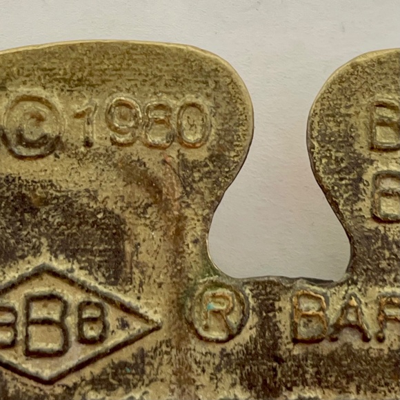 Collectable 1980s Yamaha Solid Brass Eagle Belt Buckle - Picture 8 of 10